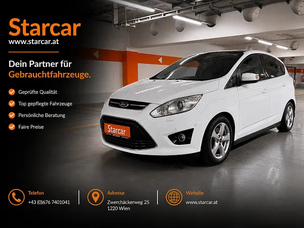 Ford C-MAX Titanium 2,0 TDCi DPF Powershift gebraucht Wien