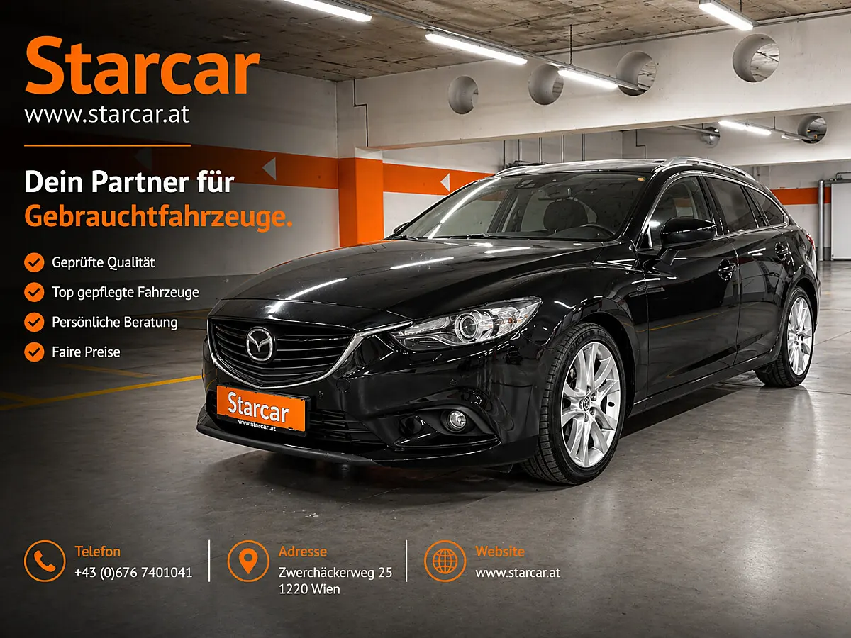 Mazda6 Sport Combi CD175 Revolution SD Aut. gebraucht in Wien – Foto 1